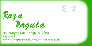 roza magula business card